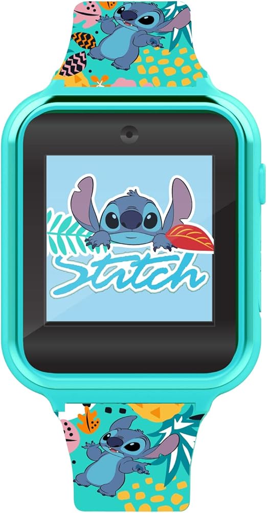 Disney Lilo and Stitch Interactive Kids Watch with Camera, Games, and Fitness Tracker for Boys, Girls (LAS4026AC)
