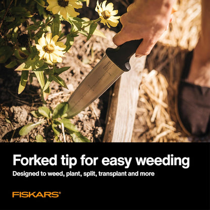 Fiskars 340130-1001 Garden Hori Knife with Sheath, Black