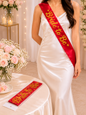 Bride To Be Sash | Happy Birthday Sash | Bridal Shower Sash | Bachelorette Party Sash | Birthday Party Celebration Sash | Premium Quality Multiple Colors
