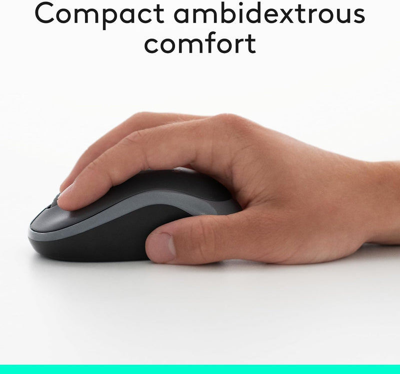 Logitech MK270 Wireless Keyboard and Mouse Combo for Windows, 2.4 GHz Wireless, Compact Mouse, 8 Multimedia and Shortcut Keys, 2-Year Battery Life, for PC, Laptop