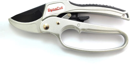 Gardening Ratchet Pruning Shears 8'', Professional Anvil Pruning Scissors Cutter Clippers - DynaCut Heavy Duty Tree Trimmers Up To 20mm Cutting Capacity, Soft Non-Slip Grip Reduce Hand Fatigue