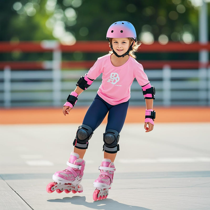 Kids Toddler Bike Helmet, Adjustable Bicycle Helmet for Girls Boys Ages 3-5-8-14 Years Old, Multi-Sports for Cycling Skateboard Scooter Skating