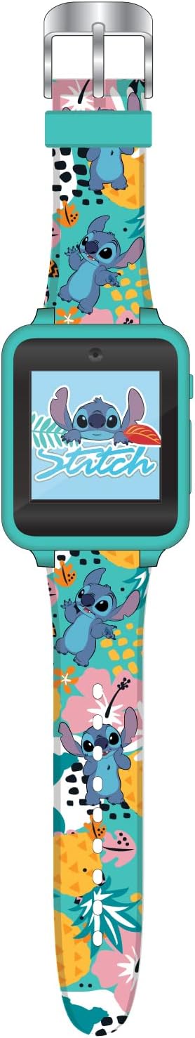 Disney Lilo and Stitch Interactive Kids Watch with Camera, Games, and Fitness Tracker for Boys, Girls (LAS4026AC)