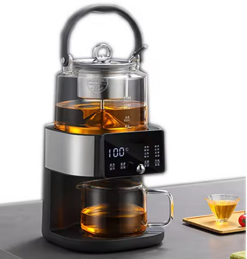 Purilite Select Digital Glass Electric Kettle 1000W – Multi-Temperature Control Tea Maker with Boil-Dry Protection and Auto Shut-Off, 1L Portable Teapot - PuriLite