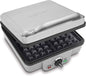 Cuisinart Belgian Waffle Maker with Pancake Plate, Non-Stick Removable Plates, Silver (WAF-350C)