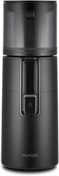 Hurom H400 Easy Clean Slow Juicer, Matte Black | Hands Free | Hopper Fits Whole Produce | Quiet Motor | Scrub Free Cleaning | BPA Free | Easy Assembly | Healthy Living | Cold Press Masticating Juicer