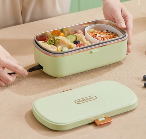 Purilite Select 220V Electric Lunch Box – Portable Thermal Bento Food Warmer with Stainless Steel Container, Water-Free Heating, Leakproof Seal (900ml) - PuriLite