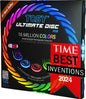 TOSY Flying Disc - 16 Million Color RGB or 36 LEDs, Extremely Bright, Smart Modes, Auto Light Up, Rechargeable, Cool Fun Christmas, Birthday & Camping Gift for Men/Boys/Teens/Kids, 175g Frisbee