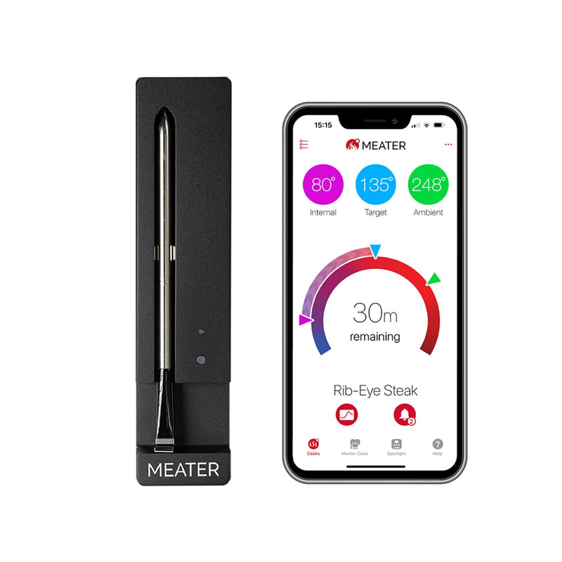 MEATER SE [New]: Wireless Smart Bluetooth Meat Thermometer | 50+ Master Class Recipes in Free App | Measures Internal & Ambient Temp | Ideal for Oven, Grill, Kitchen, BBQ, Smoker, Air Fryer, Sous Vide