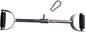 Press Down Bar Cable Attachment LAT Pull Down Bar Pull Down Machine Attachments V-shaped Bars with Rubber Handgrips & Revolving Hanger(24 Inch)