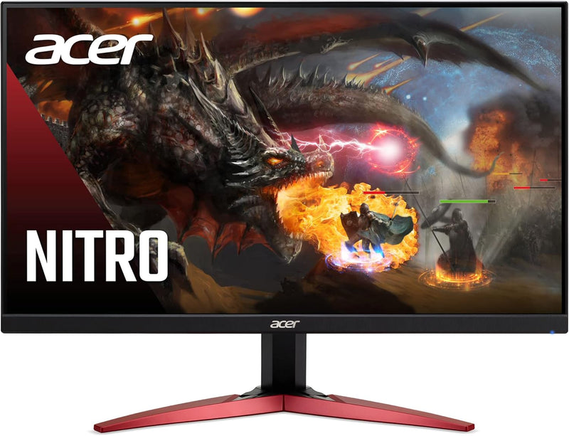 Acer KG241Y Sbiip 23.8" Full HD (1920 x 1080) Widescreen VA Gaming Monitor |AMD FreeSync Premium | 1ms (VRB) | 165Hz Refresh | VESA Compliant | HDMI Cable Incl.