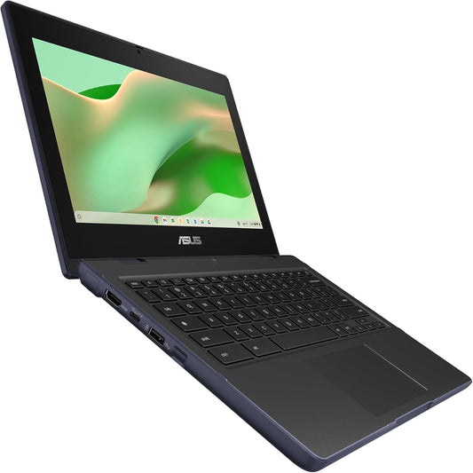 ASUS Chromebook Laptop, 11.6" HD Display, MediaTek Kompanio 520, 4GB LPDDR4X RAM, 64G eMMC Storage, MIL-STD 810H Durability, ChromeOS, Mineral Gray, CZ1104CM2A-AS01-CB