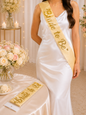 Bride To Be Sash | Happy Birthday Sash | Bridal Shower Sash | Bachelorette Party Sash | Birthday Party Celebration Sash | Premium Quality Multiple Colors