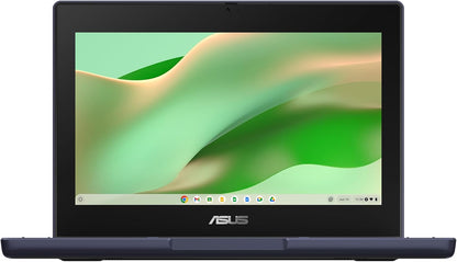 ASUS Chromebook Laptop, 11.6" HD Display, MediaTek Kompanio 520, 4GB LPDDR4X RAM, 64G eMMC Storage, MIL-STD 810H Durability, ChromeOS, Mineral Gray, CZ1104CM2A-AS01-CB