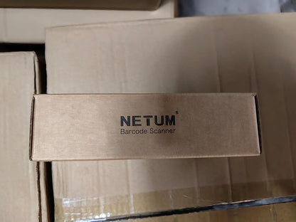 NETUM Bluetooth Barcode Scanner, Compatible with 2.4G Wireless & Bluetooth Function & Wired Connection, Connect Smart Phone, Tablet, PC, Laser Bar Code Reader Work with Windows, Mac,Android, iOS