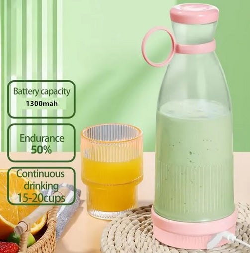 Purilite Select Portable USB Electric Juicer Cup – 6-Blade Mini Blender for Smoothies, Milkshakes & Fresh Fruit Juice Under 500ml - PuriLite