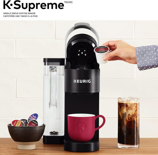 Keurig K-Supreme Single Serve K-Cup Pod Coffee Maker, With MultiStream Technology, Black
