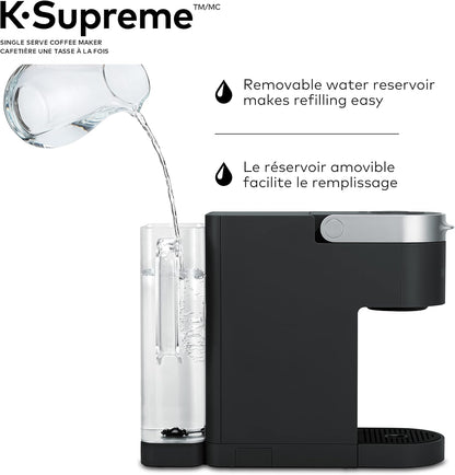 Keurig K-Supreme Single Serve K-Cup Pod Coffee Maker, With MultiStream Technology, Black