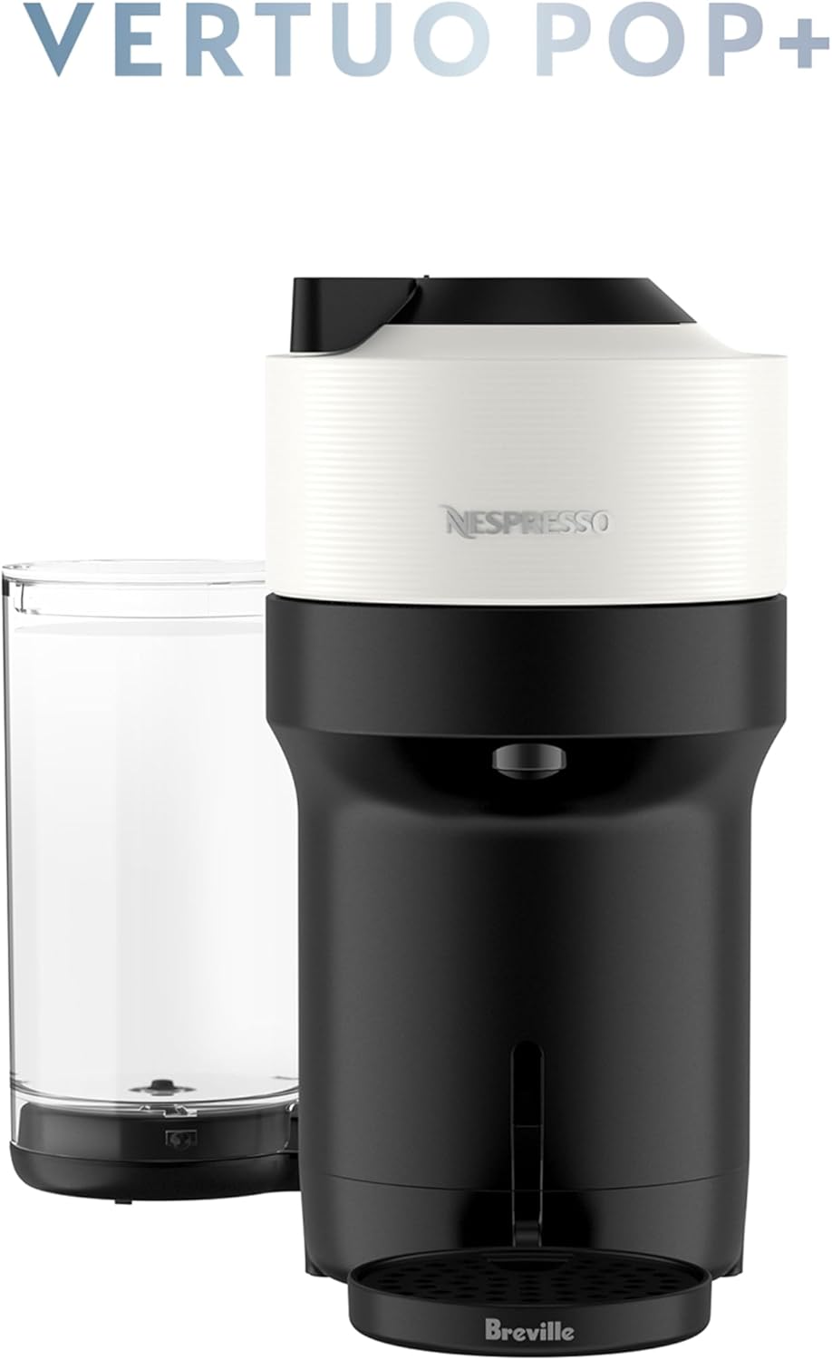 Nespresso Vertuo Pop+ Coffee and Espresso Machine by Breville - Coconut White