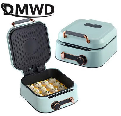 Purilite Select Electric Double-Sided Griddle 220V – 1800W Non-Stick Deep Baking Pan for BBQ, Hot Pot, Steak, Pancake & Pizza