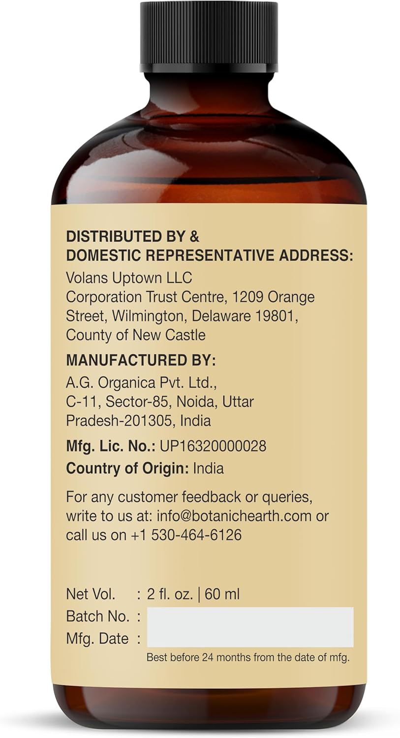 Botanic Hearth Castor Oil | USDA Certified Organic |100% Pure & Hexane Free | Cold Pressed |for Eyelashes, Eyebrows, Hair | With Eyebrow & Eyelash Brush | 2fl oz