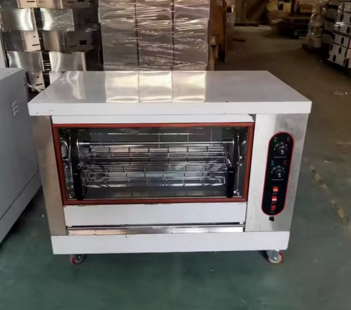 Purilite Select Commercial 6KW Electric Deck Oven – Single Layer Stainless Steel Convection Baking Oven 220V Heavy-Duty Kitchen Equipment - PuriLite