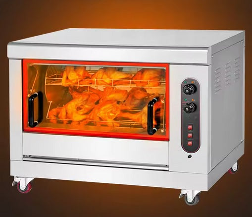 Purilite Select Commercial 6KW Electric Deck Oven – Single Layer Stainless Steel Convection Baking Oven 220V Heavy-Duty Kitchen Equipment - PuriLite