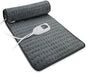 Electric Heating Pad – Large 24" x 12" Fast Heating Heat Pad with Moist & Dry Heat – Soft Washable Heating Pad with 6 Temperature Levels & 4 Timer Settings - PuriLite