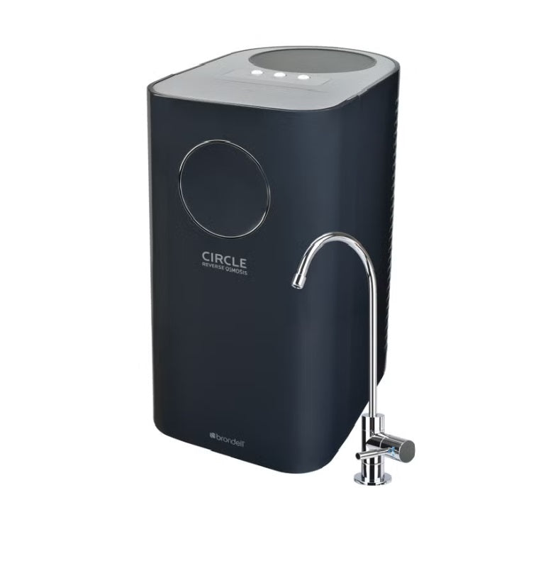 Brondell H2O+ Circle RC100-BN Reverse Osmosis Water Filtration System, 4-Stage, Chrome