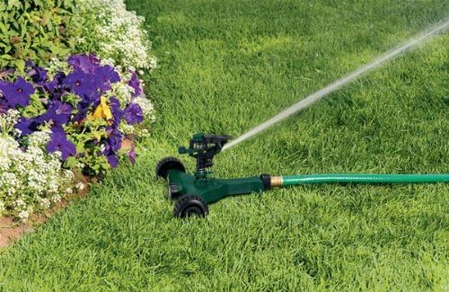 Orbit Lawn & Yard Impact Sprinkler on Wheel Base - Garden Sprinklers, 58145N