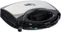 Total Chef Waffle Maker - Mini Belgium Gaufrier, Sandwich, Grill, Panini Press Machine, Electric, Non-Stick Removable Plates, Easy To Clean Countertop Cooking Kitchen Appliance For Breakfast, 4 in1