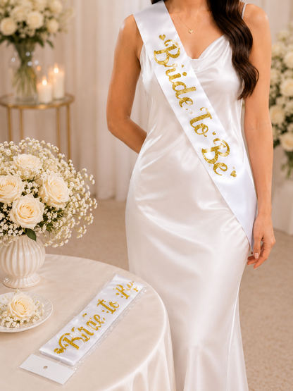 Bride To Be Sash | Happy Birthday Sash | Bridal Shower Sash | Bachelorette Party Sash | Birthday Party Celebration Sash | Premium Quality Multiple Colors