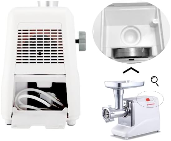 Sunmile SM-G50 ETL Electric Meat Grinder - Max 1.3 HP 1000W Heavy Duty Meat Mincer Sausage Grinder - Metal Gears, Reverse, Circuit Breaker, Stainless Steel Cutting Blade and Plates, 1 Big Sausage Stuffs