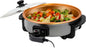 Ovente SK11112CO Electric Skillet with Non-Stick Aluminum Body, 12 Inch, 1400-Watts, Temperature Controller, Tempered Glass Cover, Cool-Touch Handles, Copper Interior