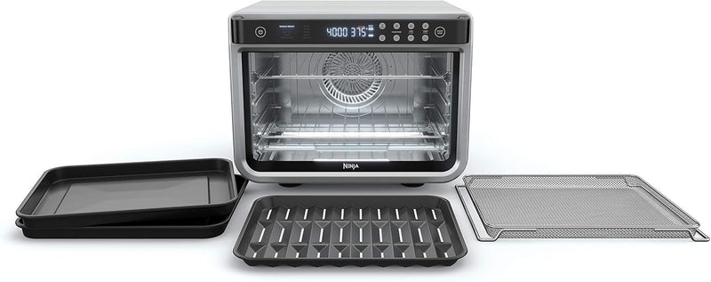 Ninja DT201C, Foodi 10-in-1 XL Pro Air Fry Oven, Stainless steel, 1800W (Canadian version)