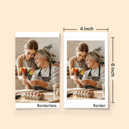 KODAK Dock Plus 4PASS Instant Photo Printer (4x6 inches) + 90 Sheets Bundle (10 Initial Sheets + 80 Sheets Pack)