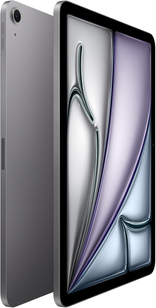 Apple iPad Air 11-inch with M3 chip Built for Apple Intelligence, Liquid Retina Display, 128GB, 12MP Front/Back Camera, Wi-Fi 6E, Touch ID, All-Day Battery Life — Space Gray