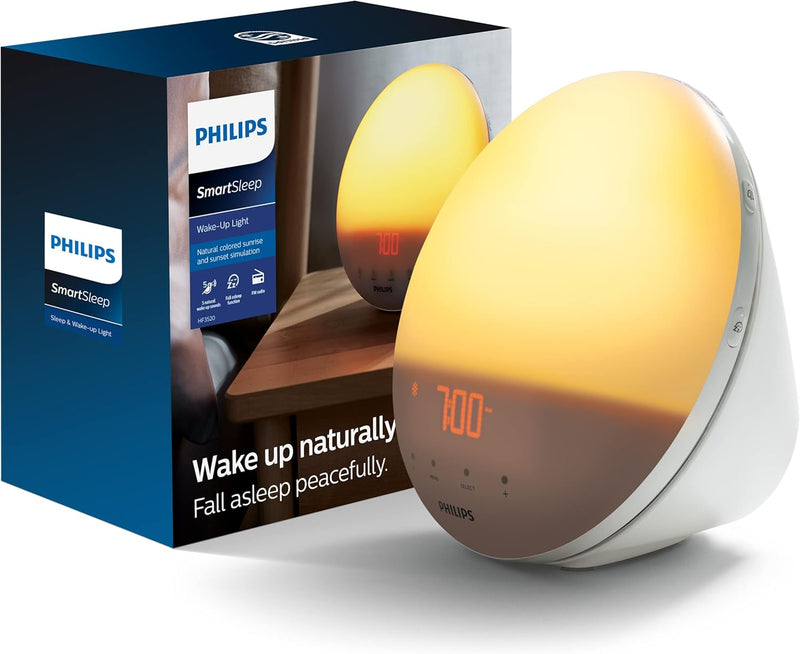 Philips Wake-Up Light Coloured Sunrise Simulation, White