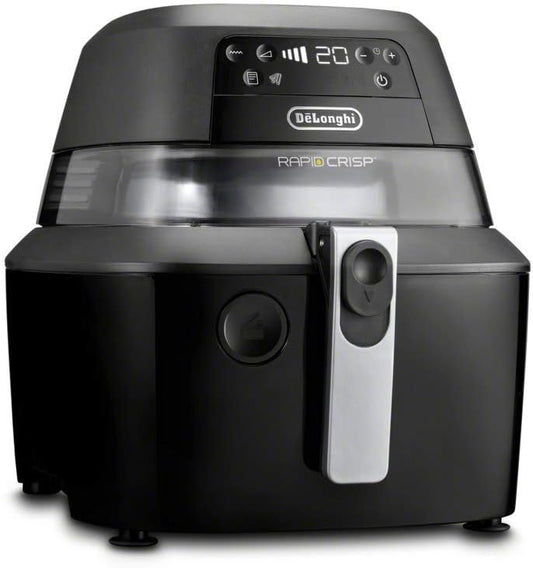 DeLonghi FH2394.BK Rapid Crisp Digital 5Qt Air Fryer with 360° view