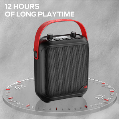 Monster Portable Bluetooth Speaker, Wireless Bluetooth Speaker with 40W Stereo Sound, Outdoor Speakers with Handle, 12H Playtime, Supports TF Card, AUX, USB for Indoor Outdoor