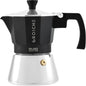 GROSCHE Milano Induction Stovetop Espresso Maker Moka Pot for Greca, Induction, Electric & Gas Stoves, Dishwasher Safe Stovetop Espresso Maker | 3 Espresso Cup, Black