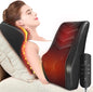 Pain Relief Back Massager – Shiatsu Neck & Back Massager with Heat – 3D Deep Tissue Kneading Massage Pillow for Neck, Shoulders, Back, Legs & Calves - PuriLite
