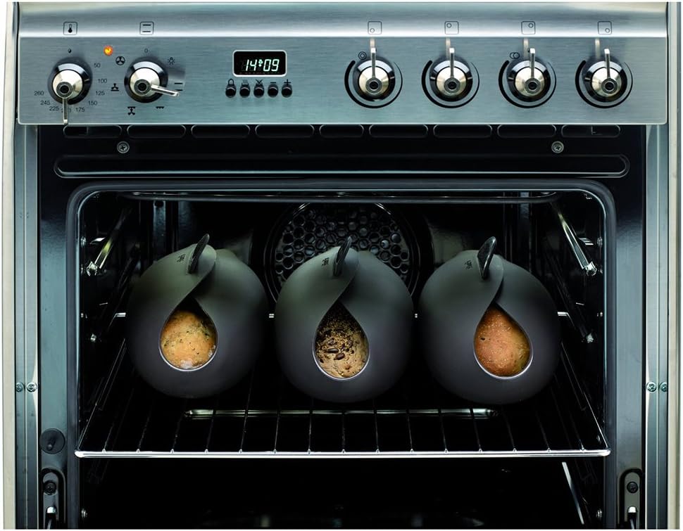 Lekue 0200600M10M017 Silicone Bread Maker, Brown