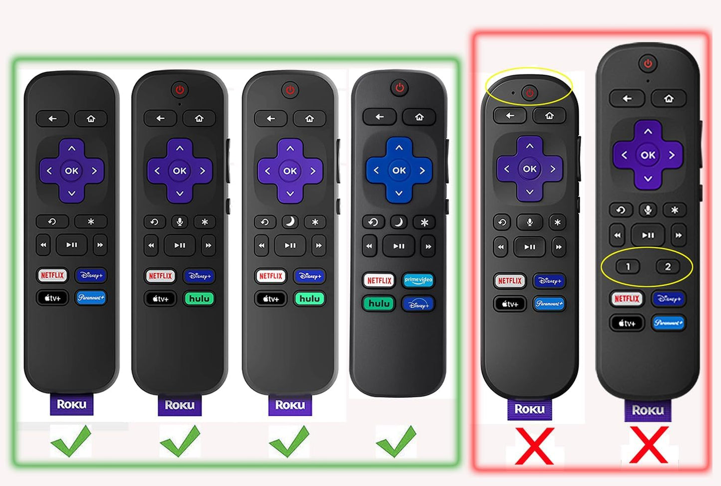 Silicone Cover for Roku Voice TV Remote RCAL7R/Roku Express/Roku Streaming Stick TV Remote Protective Case Silicone Sleeve for Roku TV Remote Cover with Lanyard(Black)