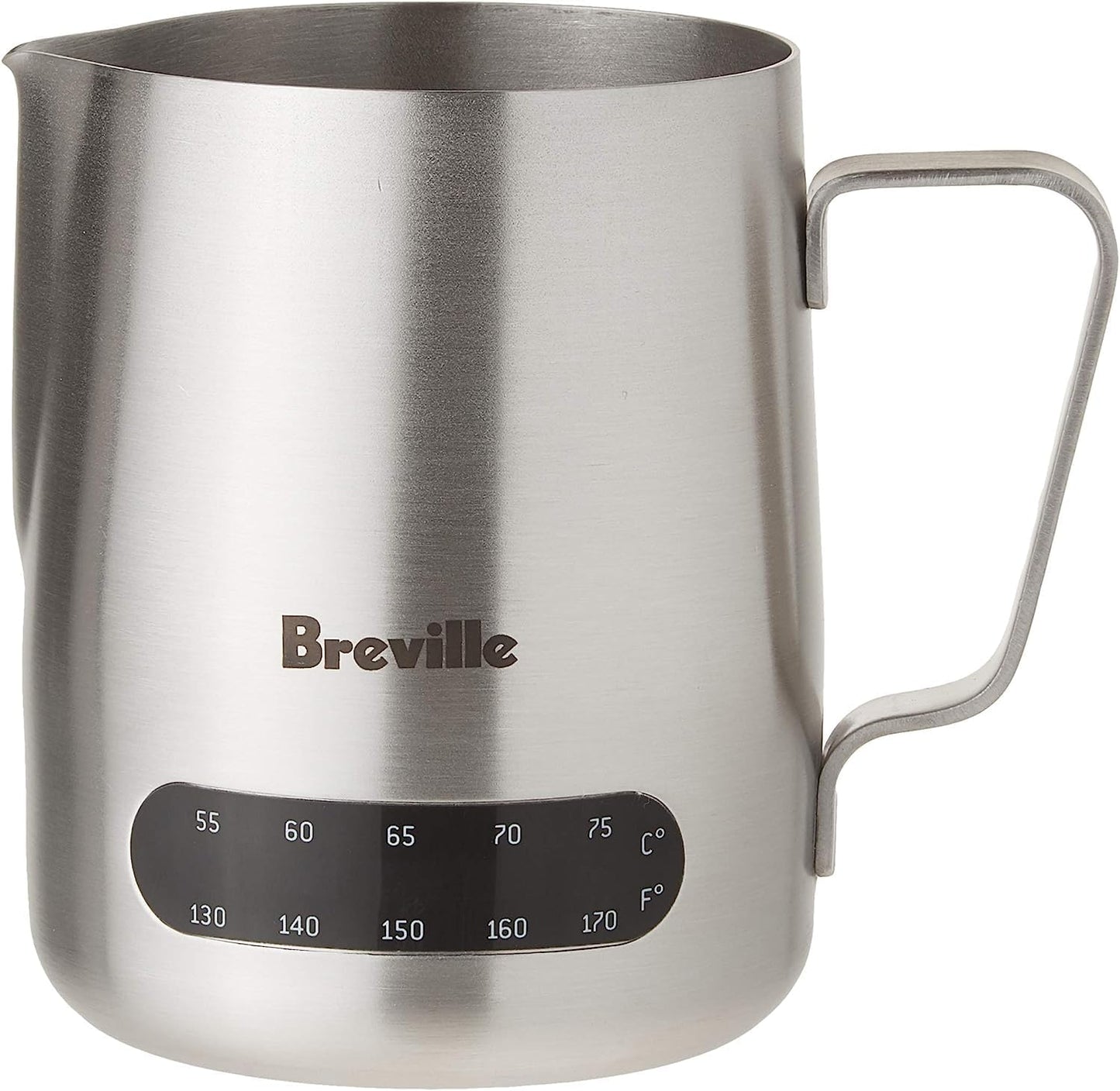 Breville BES003 the Temp Control Milk Jug with Temperature Indicator, SILVER, 16 oz
