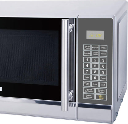 RCA 0.7 Cubic Foot Microwave, Stainless Steel Design