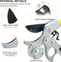 MEPEREZ Outdoor & Yard Garden Clippers, Cutting Work 3 Times Easier, Arthritis Weak Hand Snips, Gardening Gift