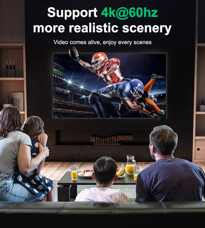 HDMI Switch 4k@60hz, GANA Ultra-Thin HDMI Switcher 2 in 1 Out, Manual HDMI Hub Splitter Supports HD Compatible with Xbox PS5/4/3 Blu-Ray Player Fire Stick Roku, Black (Support 1 Display at a time)