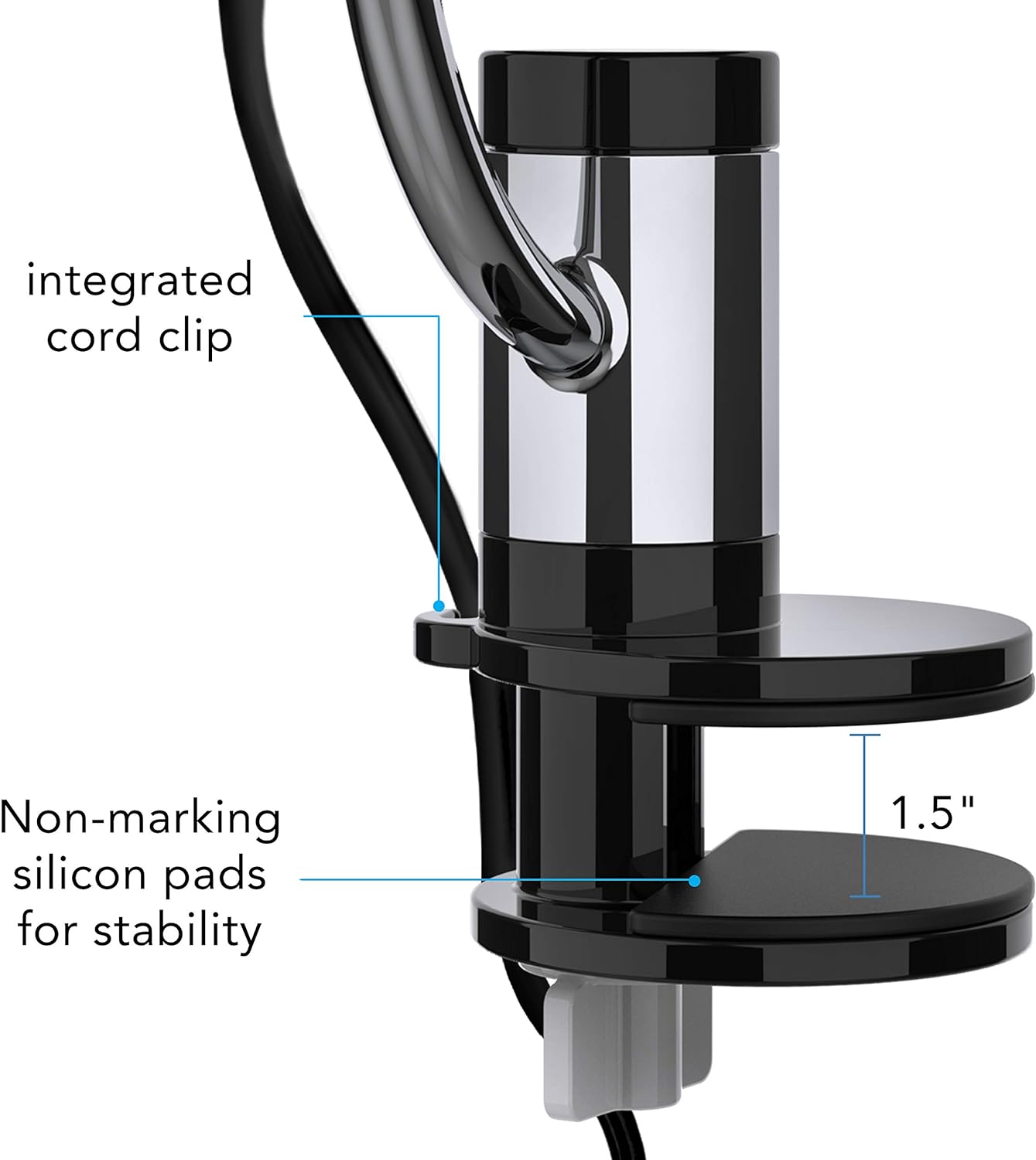 Vornado Pivot Clip Personal Air Circulator Fan with Multi-Surface Clip, Quiet Portable Fan for Office or Bedroom, 3 Speeds, Black