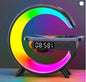 Purilite Select Multifunction Wireless Charger Stand with RGB Light, Alarm Clock and Bluetooth Speaker – 15W Fast Charging Dock Station for Smartphones - PuriLite